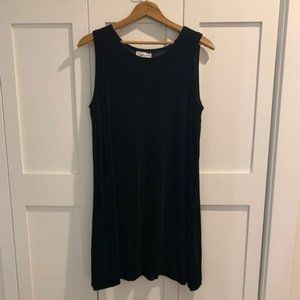 Pappagallo Black Velvet MiniDress, A-Ligned